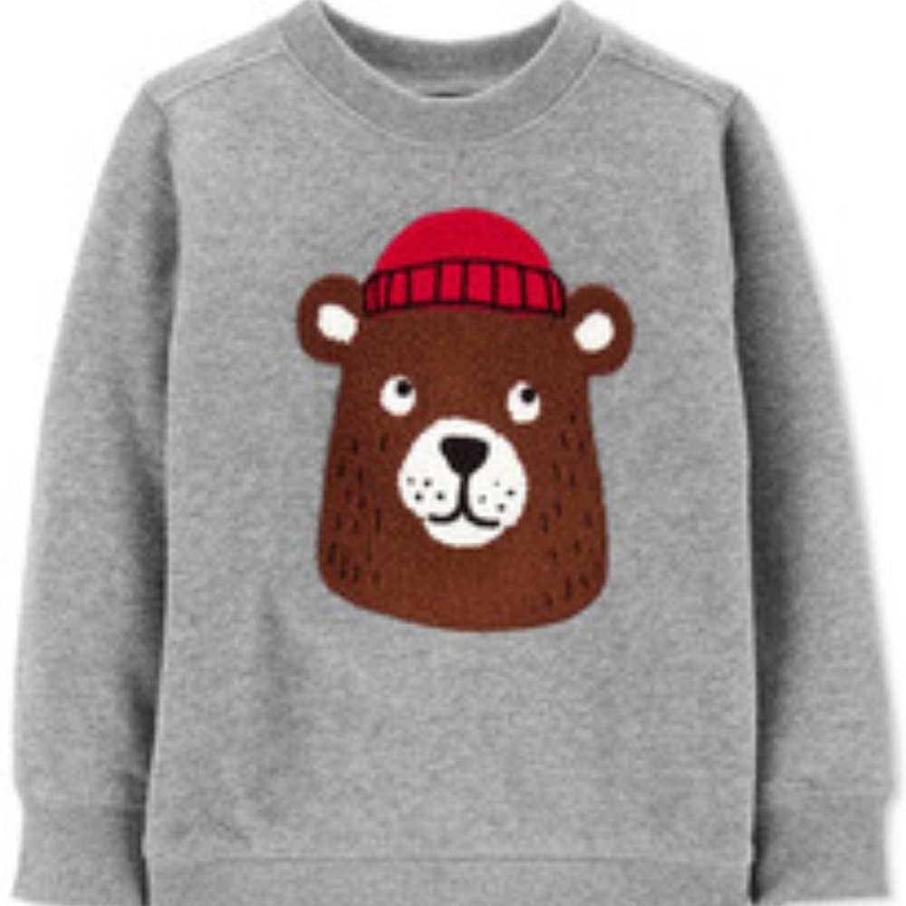 Carter's Bear Pullover - Size: 2T